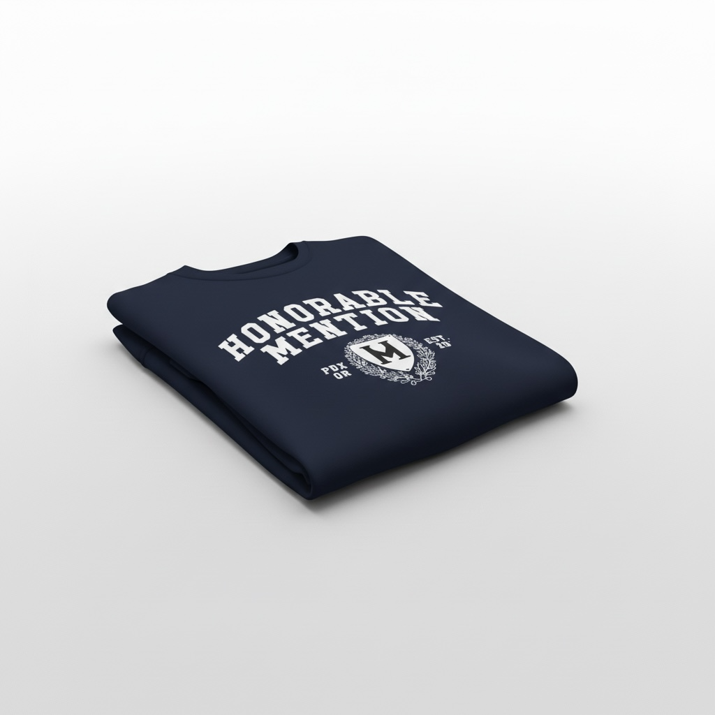 Honorable Mention Classic Logo Tee – Navy
