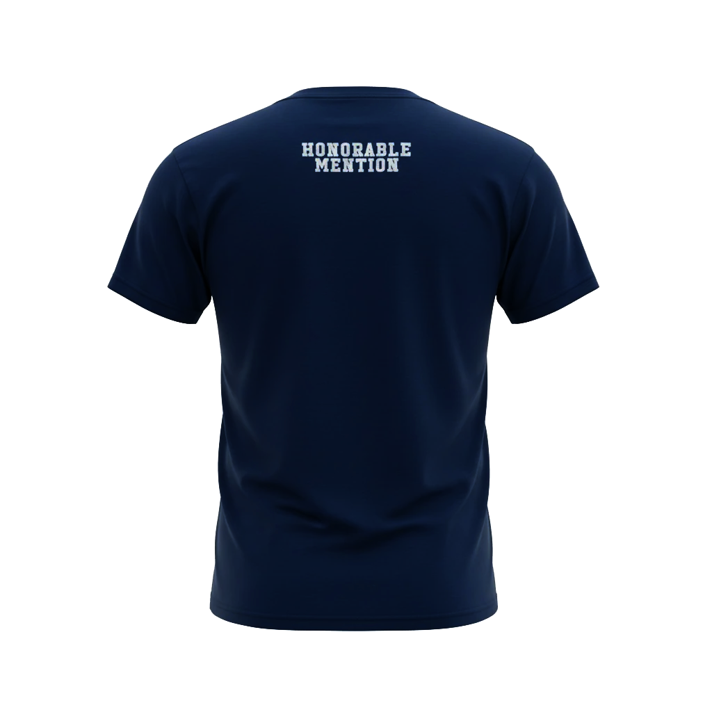 Dupe the Dog Mascot Graphic Tee – Navy