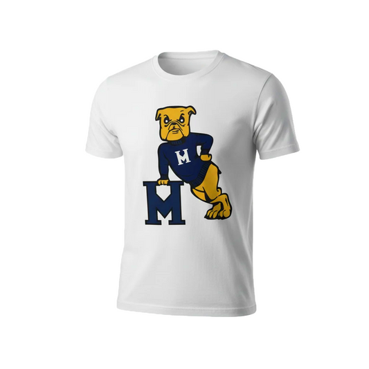 Dupe the Dog Mascot Tee – White