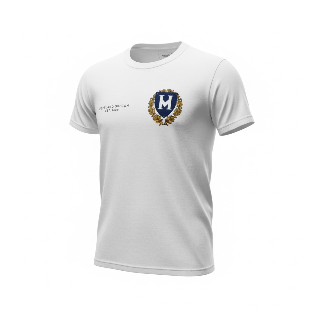 Honorable Mention White Crest Tee