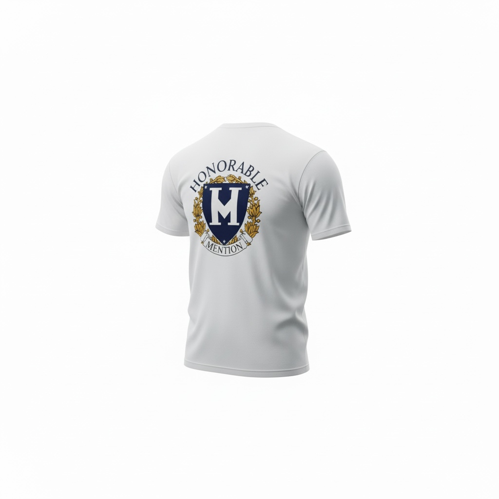 Honorable Mention White Crest Tee