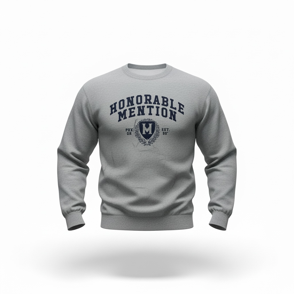 Honorable Mention Crewneck Sweatshirt – Grey