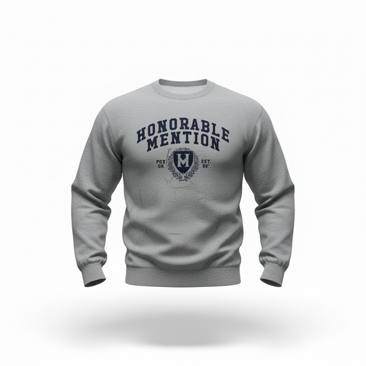 Honorable Mention Crewneck Sweatshirt – Grey