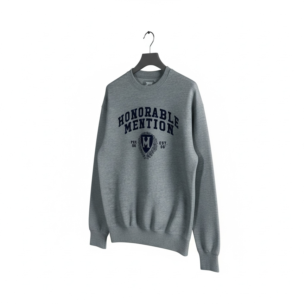 Honorable Mention Crewneck Sweatshirt – Grey